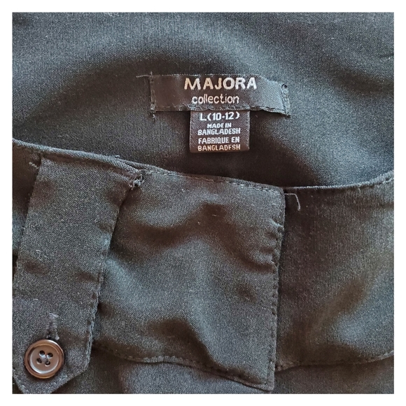 Black Bootcut Dress Pants Size 10-12 - Picture 4 of 14